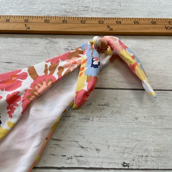 Roxy Pt beach classics cheeky hl floral bikini bottom M - Picture 3 of 8